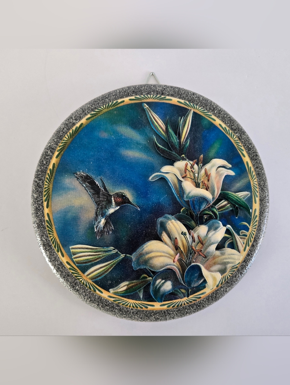 Hummingbird Wall Decor Vtg